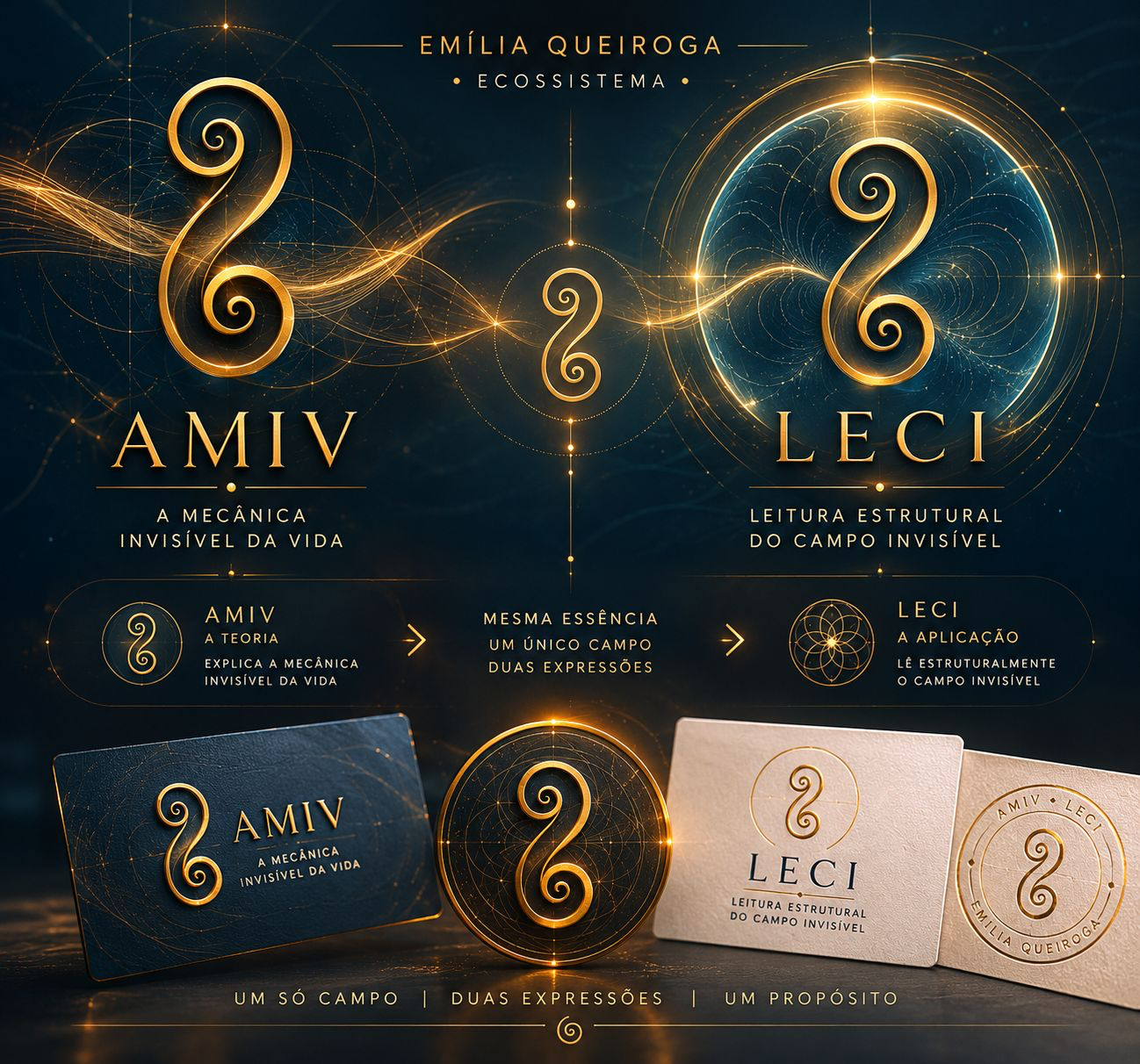 Ecossistema AMIV e LECI — A Mecânica Invisível da Vida